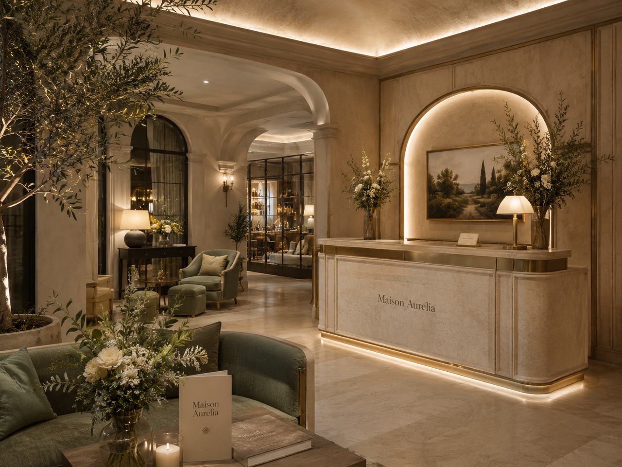 Maison Aurelia lobby